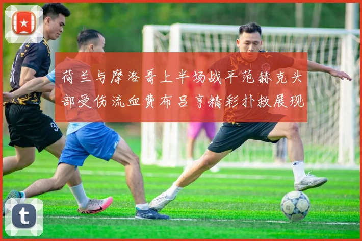 荷兰与摩洛哥上半场战平范赫克头部受伤流血费布吕亨精彩扑救展现实力
